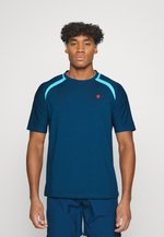K Swiss Hypercourt Basic T Shirt Men Blue P0000004191401