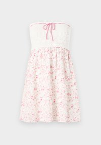 STRAPLESS MIX MINI DRESS  - Dnevna obleka - pavlova