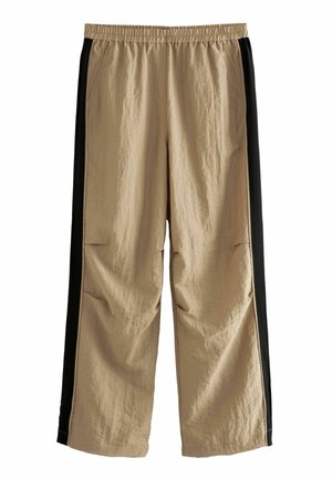 SIDE STRIPE PULL ON - Nadrágok - camel black