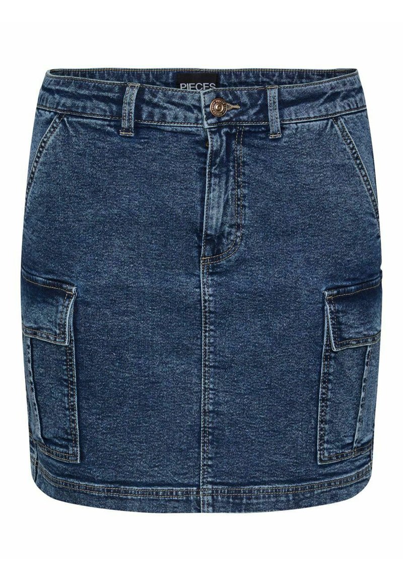 Pieces Jeansrok blauw denim/bluedenim Pieces Jeansrok blauw denim/bluedenim