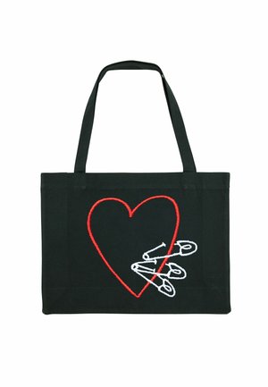 PINS PRINT - Cabas - black