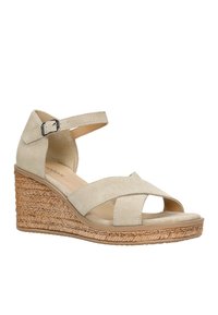 Wojas Keilsandalette - beige