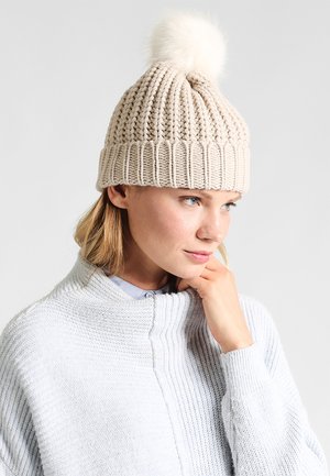 Barbour, SALTBURN BEANIE - Bonnet - pearl
