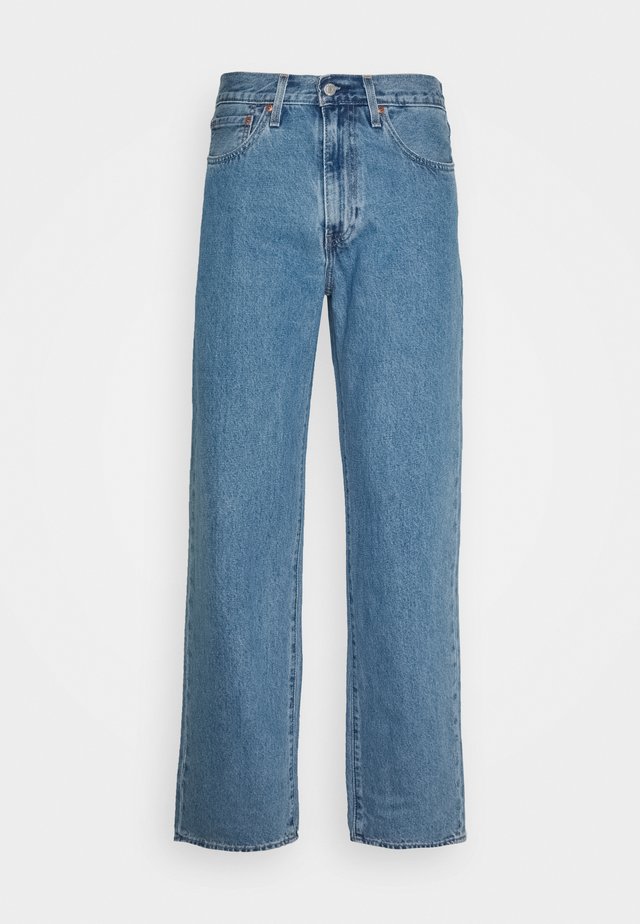 Umstandsjeanslatzhose pale blue
