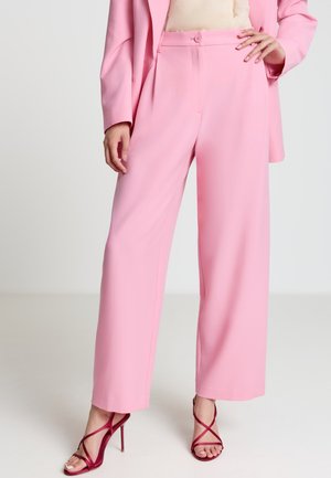 LUNGO TINTA UNITA - Pantalon classique - rosa