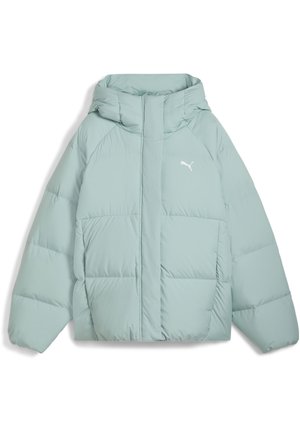 PUFFER MIT KAPUZE - Dunjakker - light moss