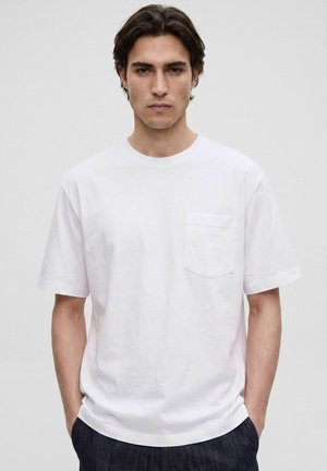 Annarr, T-SHIRT POCKET - T-shirt basique - bright white