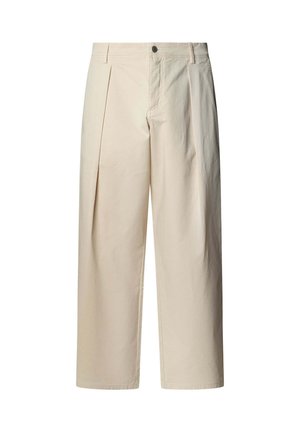 Pepe Jeans, RELAXED WIDE LEG PLEATED CHINO PANT - Stoffhose - ivory white