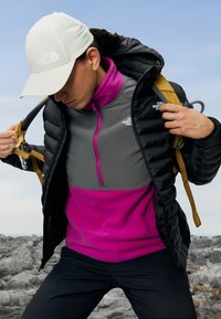 The North Face GLACIER HEAVYWEIGHT 1/2 ZIP - Polárpulóver - deep mulberry/smoked pearl