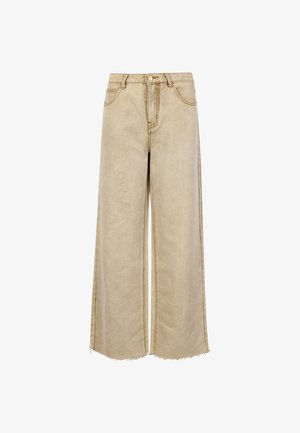 Apricot, REI SHIMMER WIDE-LEG JEANS - Wide Leg - stone