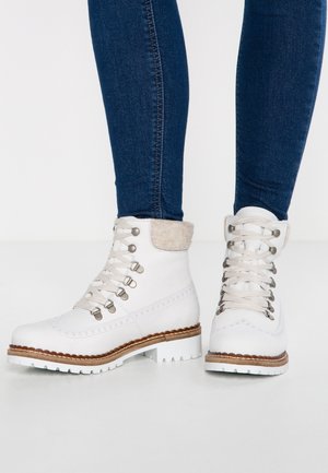 Tamaris Stivaletti stringati - white