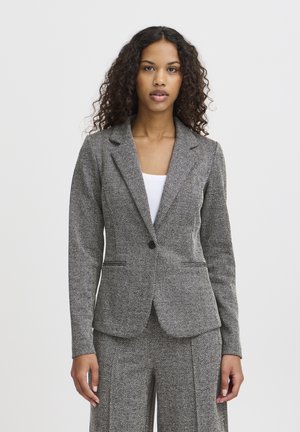 KATE JACQUARD - Blazer - black white herringbone
