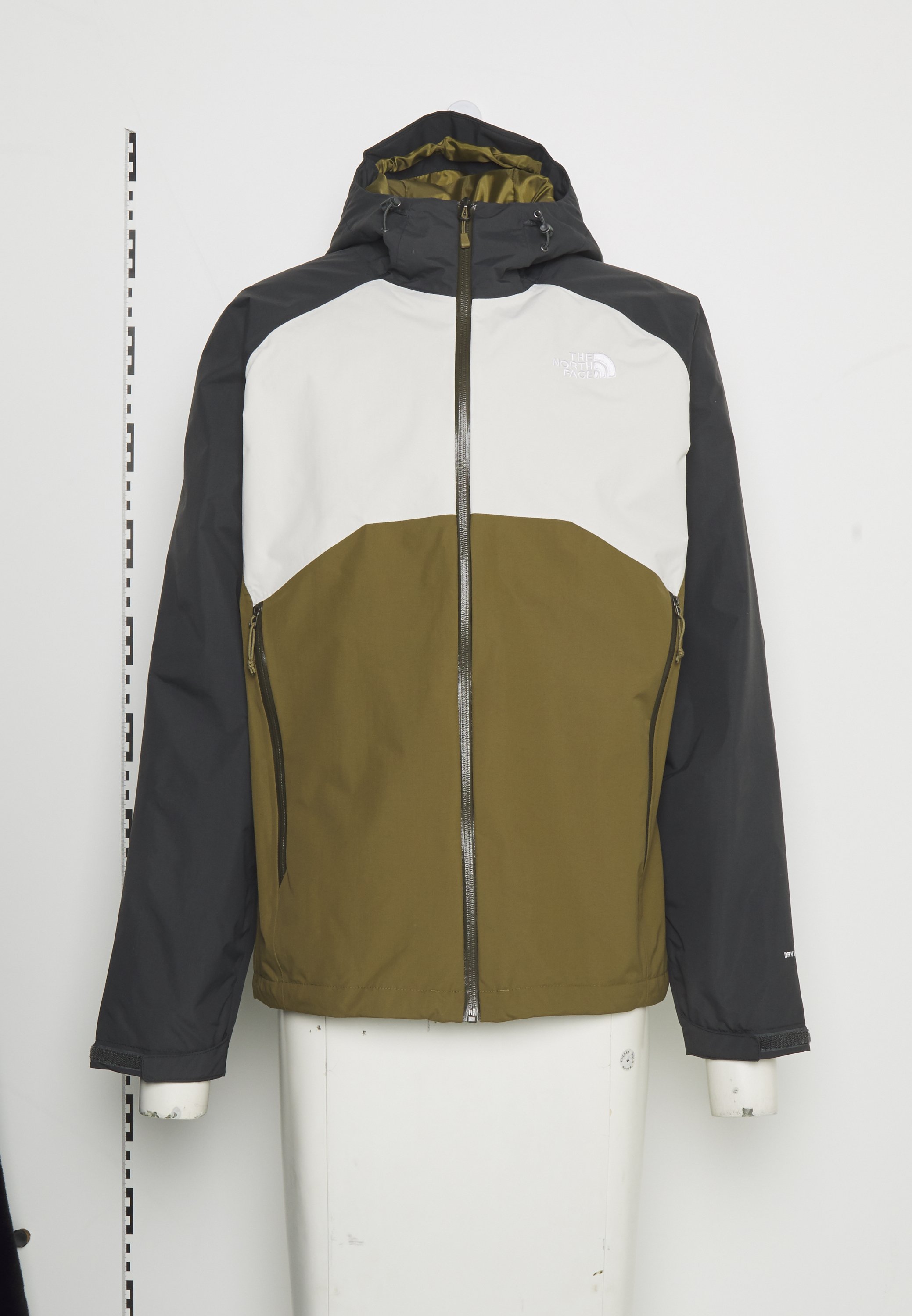The North Face MENS STRATOS JACKET - Chaqueta Hard shell - military  olive/moonlight ivory/asphalt grey/verde oliva - Zalando.es