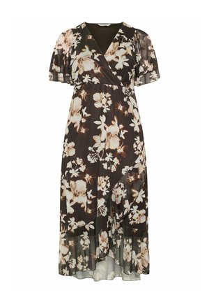 Yours Clothing, WOMEN'S MAXI DRESSES - Maxikjoler - dark brown