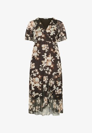 Yours Clothing, WOMEN'S MAXI DRESSES - Maxikjoler - dark brown