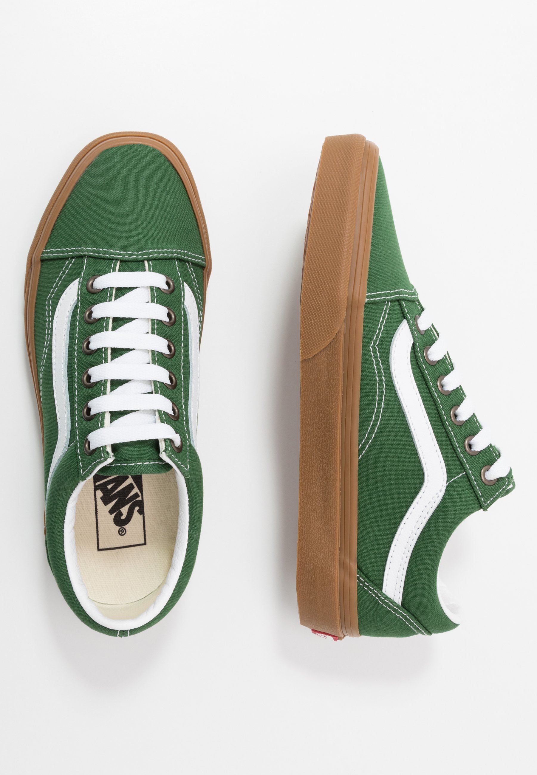 vans verte semelle marron