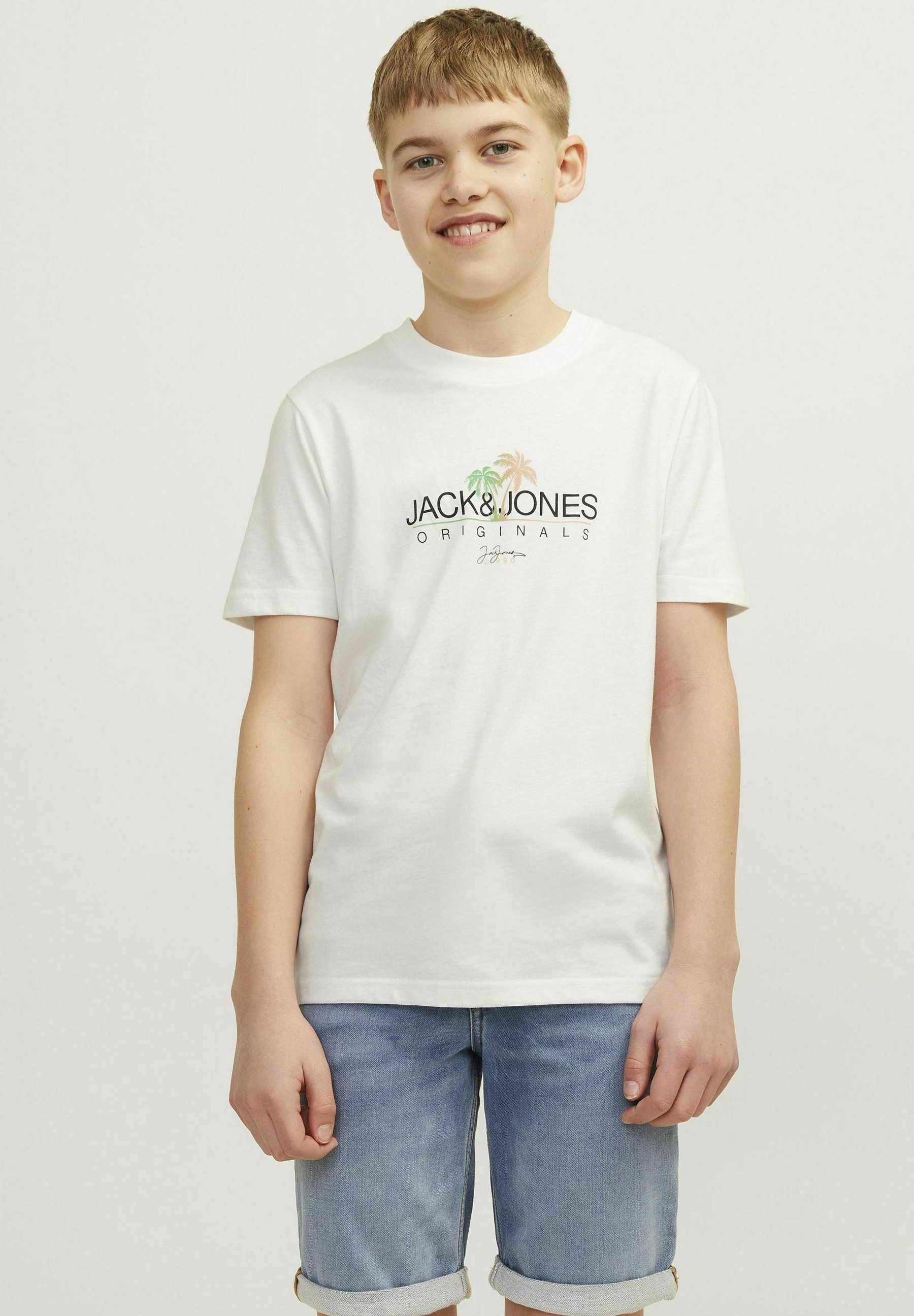 JACK & JONES JUNIOR Jungen T-Shirt 2er Pack - Bequeme Basic-Shirts Für Den Alltag