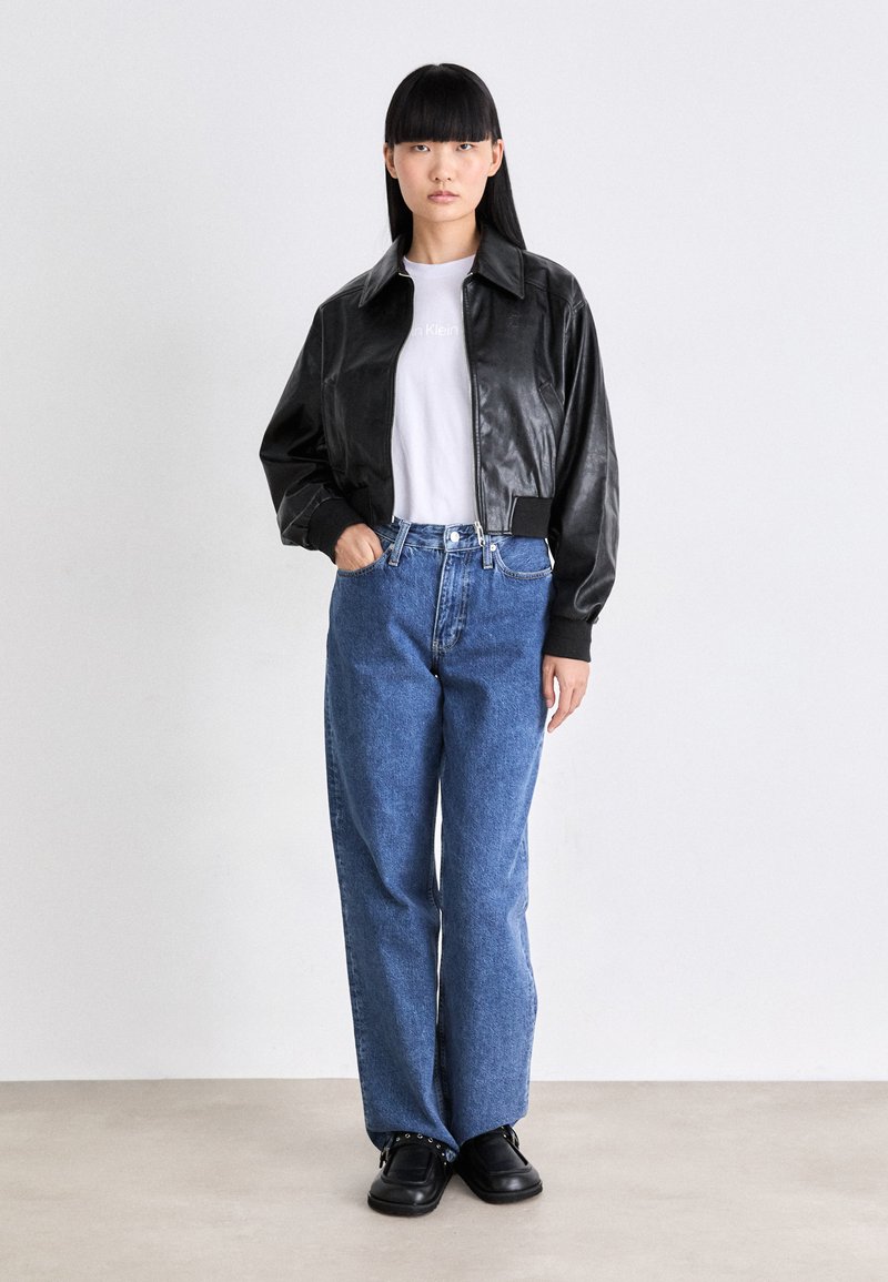 Calvin Klein Jeans LOGO CLASSIC TEE - Triko s potiskem - lacey lilac
