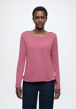 T-SHIRT, LSL, RAW CUT DETAILS - Bluză cu mânecă lungă - wild aster