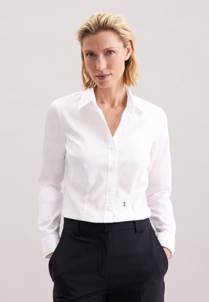 Seidensticker BUSINESS SLIM FIT - Hemdbluse - white