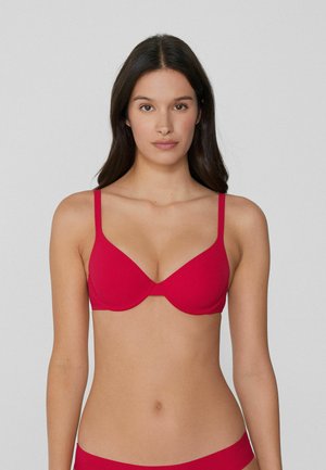 Triangle bra - red