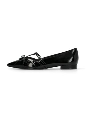 LIU JO, LIU JO BALLET FLATS WITH BOW - Ballerinasko m/ rem - black