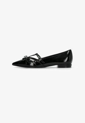 LIU JO, LIU JO BALLET FLATS WITH BOW - Ballerinasko m/ rem - black
