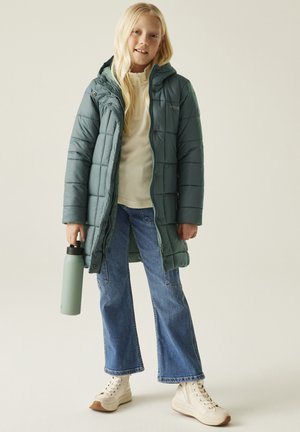 Regatta, REGATTA EMBRIE LONGLINE WATER-REPELLENT PADDED JACKET QUILTED JACKETS - Wintermantel - green