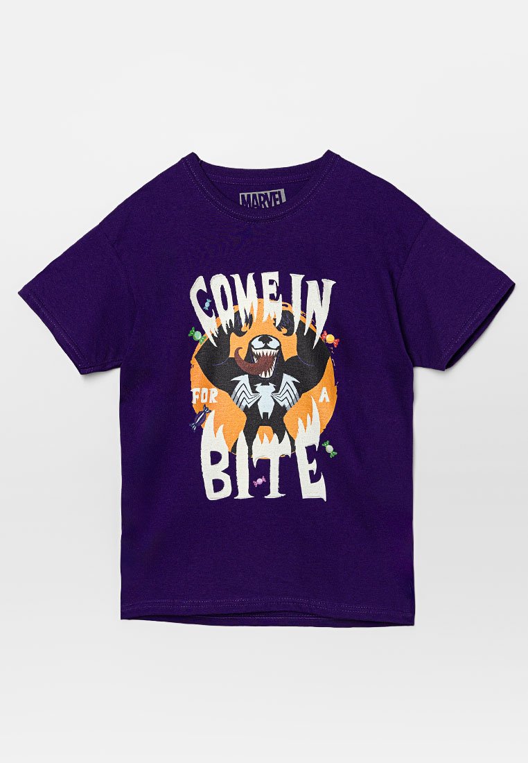 Marvel T-shirt print paars