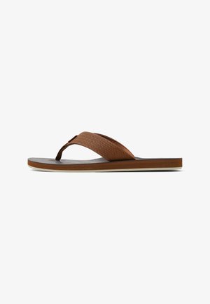 ALDO Teenslippers - cognac