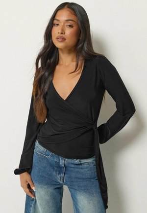 Pixie Girl, PETITE LONG SLEEVE TOPS - Blouse - black