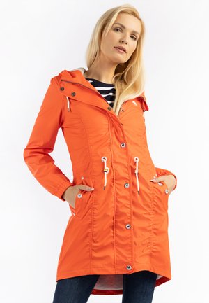 Schmuddelwedda, REGEN - Parka - orangerot