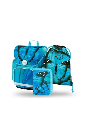 3 SET ERGONOMISCHE  - School bag - blau