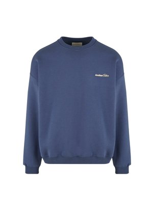 Another Cotton Lab BAD IDEAS GOOD STORYS OVERSIZE - Bluză de molton - blue