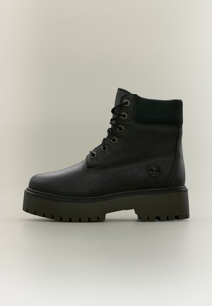 Timberland, STONE STREET 6 LACE WATERPROOF BOOT - Boots à talons - black full grain w black