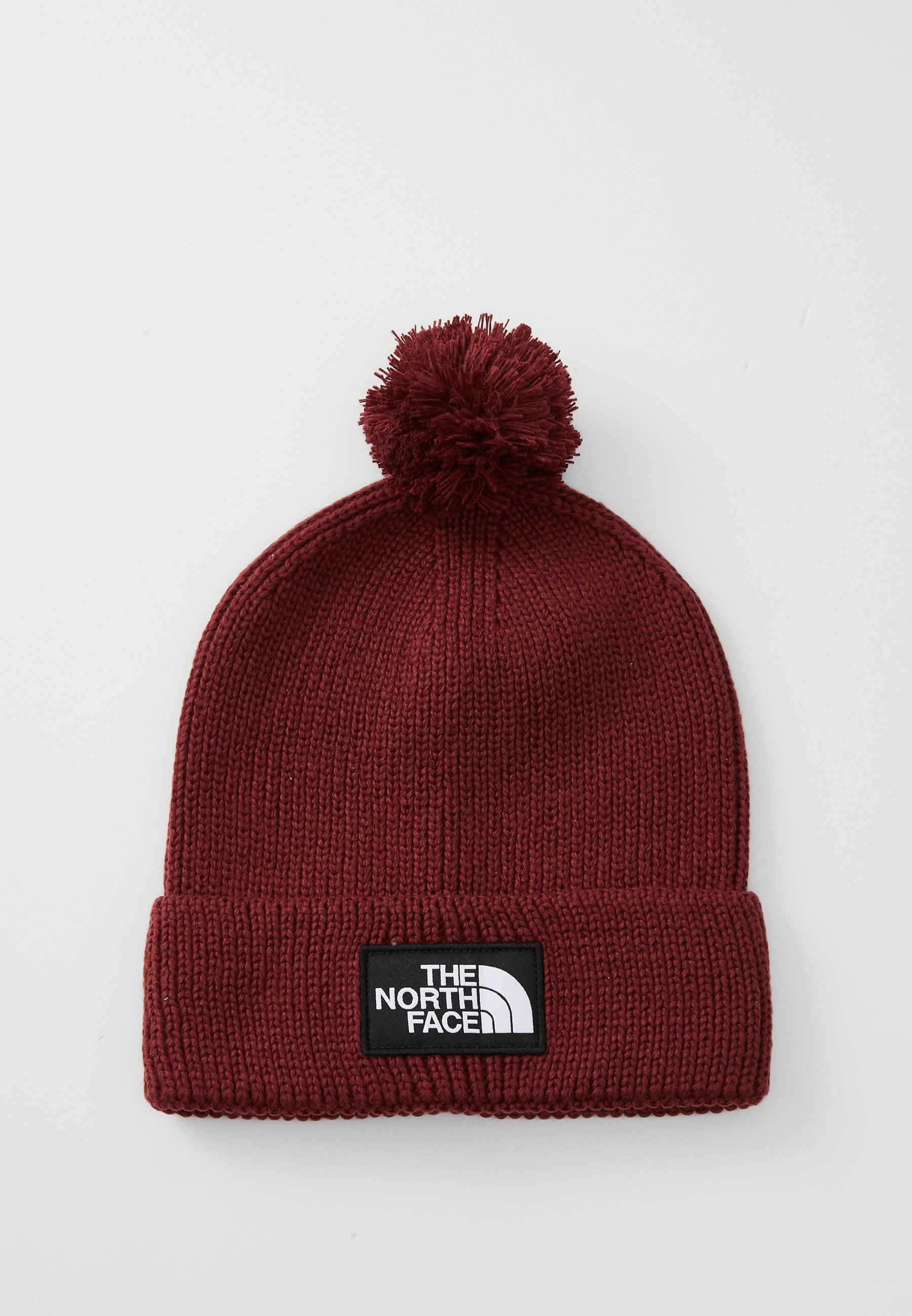 The North Face LOGO BOX POM BEANIE UNISEX - Beanie - sumac/red - Zalando.co.uk