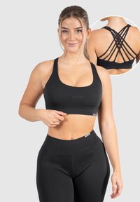 Smilodox SPORT BH ADVANCE PRO - Sujetadores deportivos con sujeción ligera - schwarz