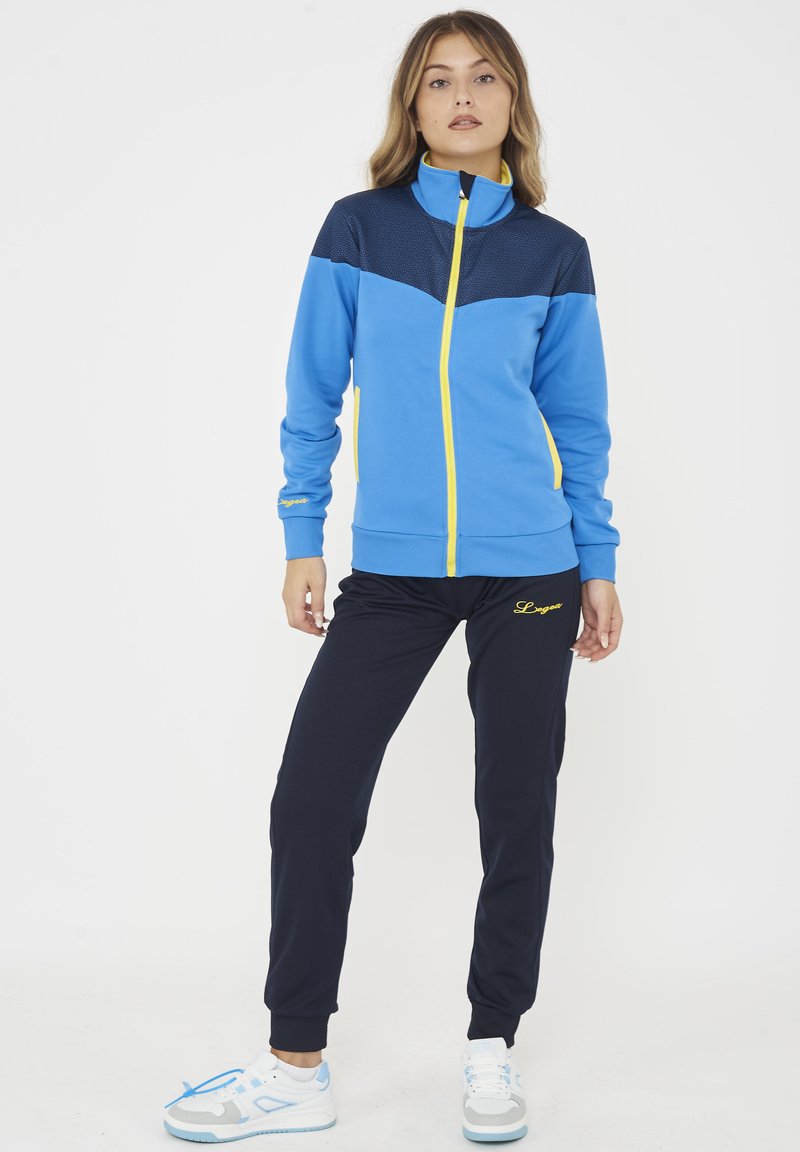 LEGEA Tuta Japan Per Bambini/e - Training E Corsa Scuola - Azzurro-Blu, Taglia XS - 2