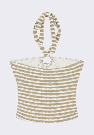 Project X Paris, CROP STRIPE - Débardeur - olive