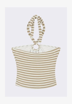 Project X Paris, CROP STRIPE - Débardeur - olive