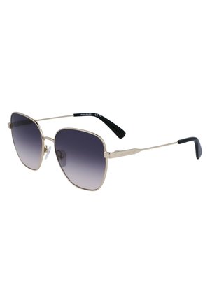 Lunettes De Soleil Lanvin LNV107S – Doré / Gris Dégradé, Taille 61/15/140, Femme UV400