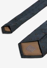 Next REGULAR - Cravate - navy blue herringbone diamond