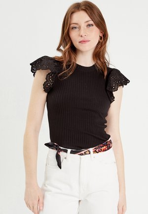 MIT KURZEN ÄRMELN - T-Shirt basic - noir