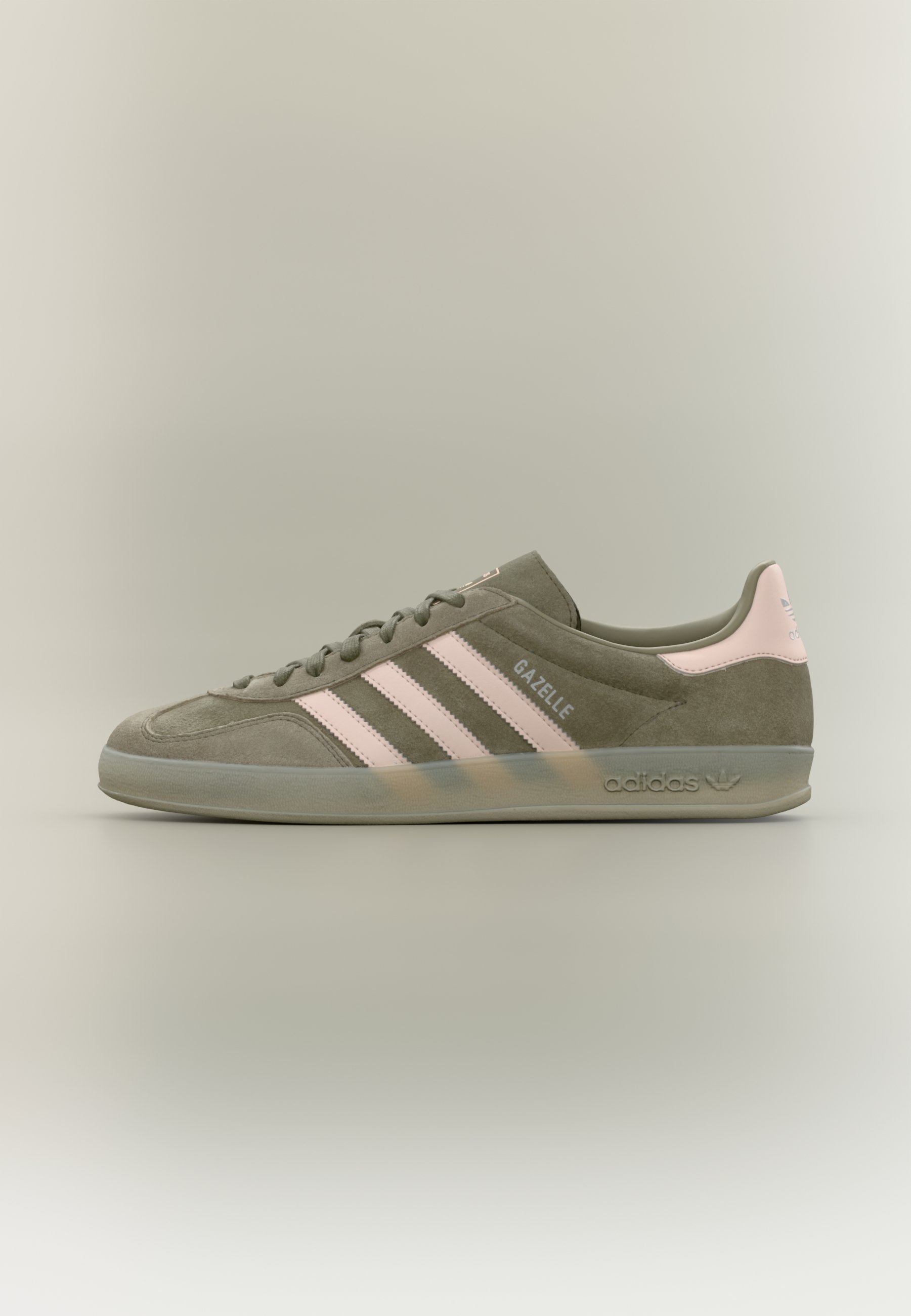adidas Originals GAZELLE INDOOR UNISEX - Baskets basses - olive strata/clay/ olive - ZALANDO.FR