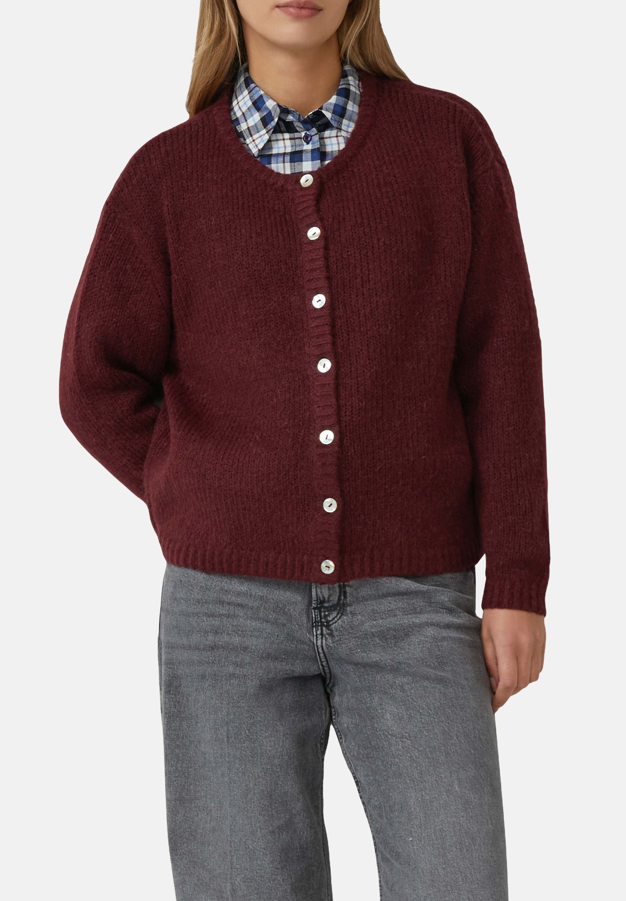 Cardigan S Oliver Strickmantel Rot Strickjacke Rot/hellrot Zalando