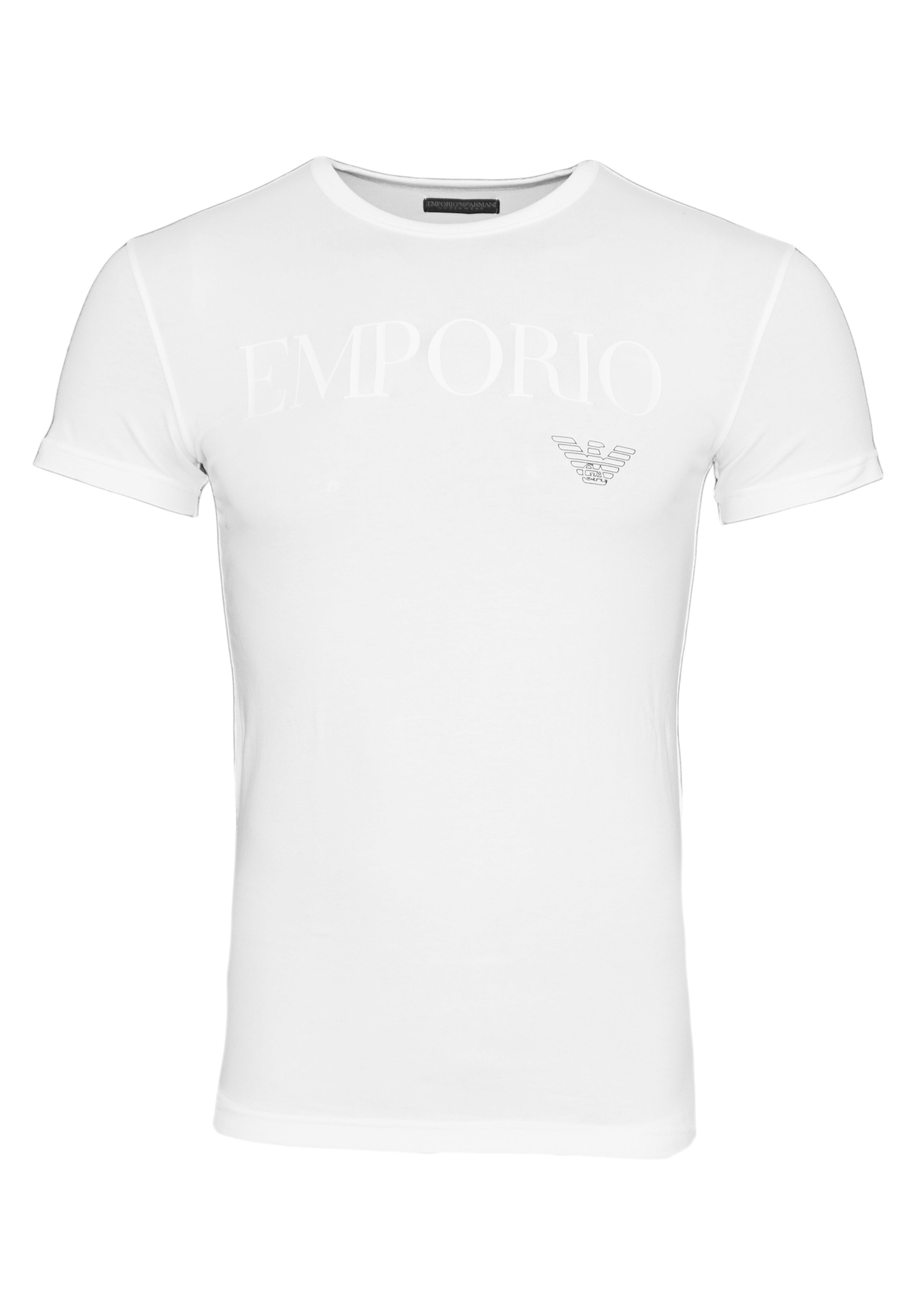 Emporio Armani T-Shirt print - weiss/weiß