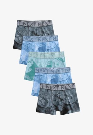 Next, REGULAR FIT - BOXERS 5 PACK . - Trunks - blue marble print