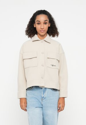 LILLE OVERSIZED OVERSHIRT - Skjortebluse - stone