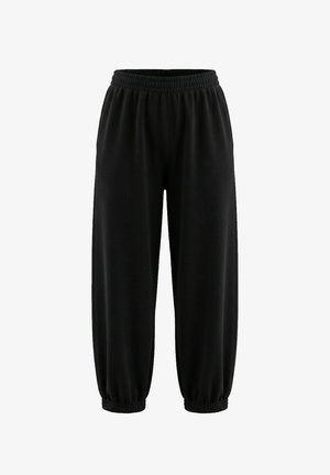 Studio Untold, BALLONHOSE, WIDE BALLOON LEGS - Tracksuit bottoms - black