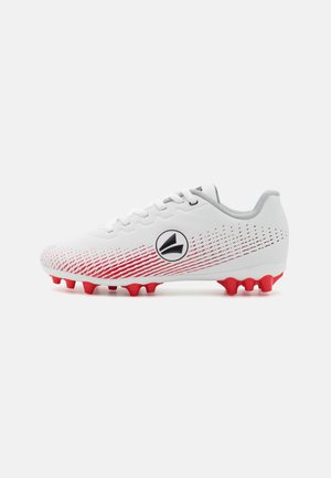 SFG SKILL UNISEX - Voetbalschoenen met kunststof noppen - white/fiery red